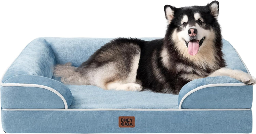 EHEYCIGA Orthopedic Dog Bed Memory Foam Bolster – photo 39 of 100