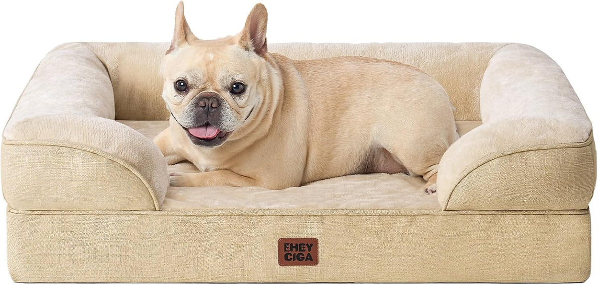 EHEYCIGA Orthopedic Dog Bed Memory Foam Bolster – photo 17 of 100