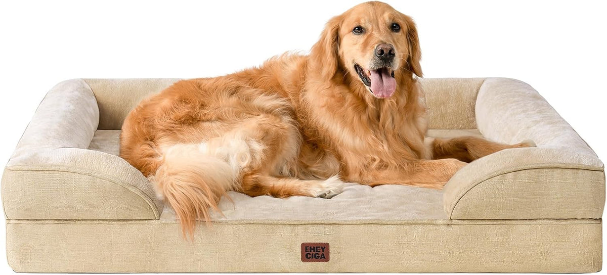 EHEYCIGA Orthopedic Dog Bed Memory Foam Bolster – photo 7 of 100