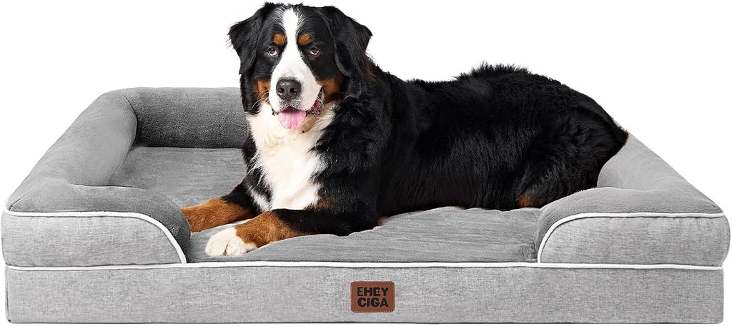 EHEYCIGA Orthopedic Dog Bed Memory Foam Bolster – photo 57 of 100
