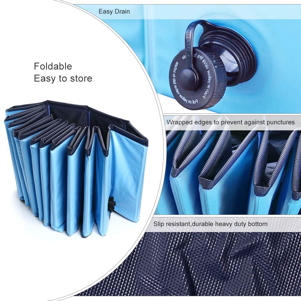 Jasonwell Foldable Dog Bath Pool – Collapsible Pet Bathing Tub – alternate view 4