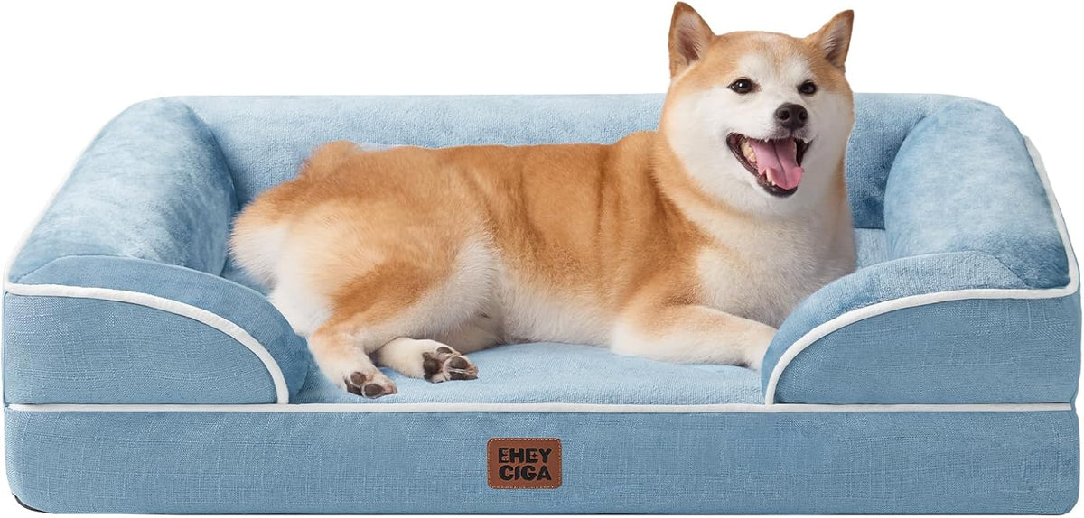 EHEYCIGA Orthopedic Dog Bed Memory Foam Bolster – photo 62 of 100