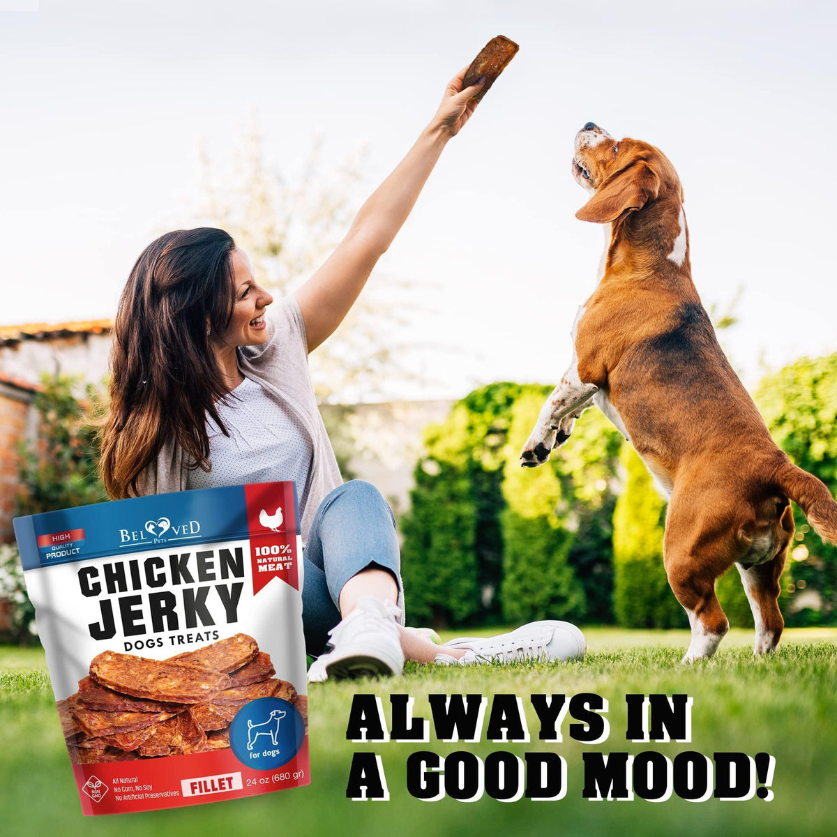 Chicken Jerky Dog Treats Human-Grade Grain-Free 1.5 lb – photo 7 of 7