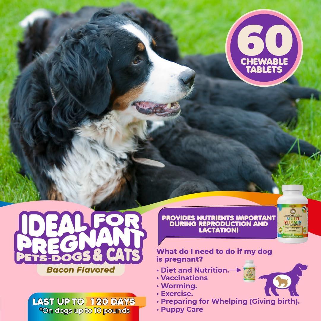 Prenatal Vitamins for Dogs and Cats 60 Pills Folic Acid – photo 3 of 8