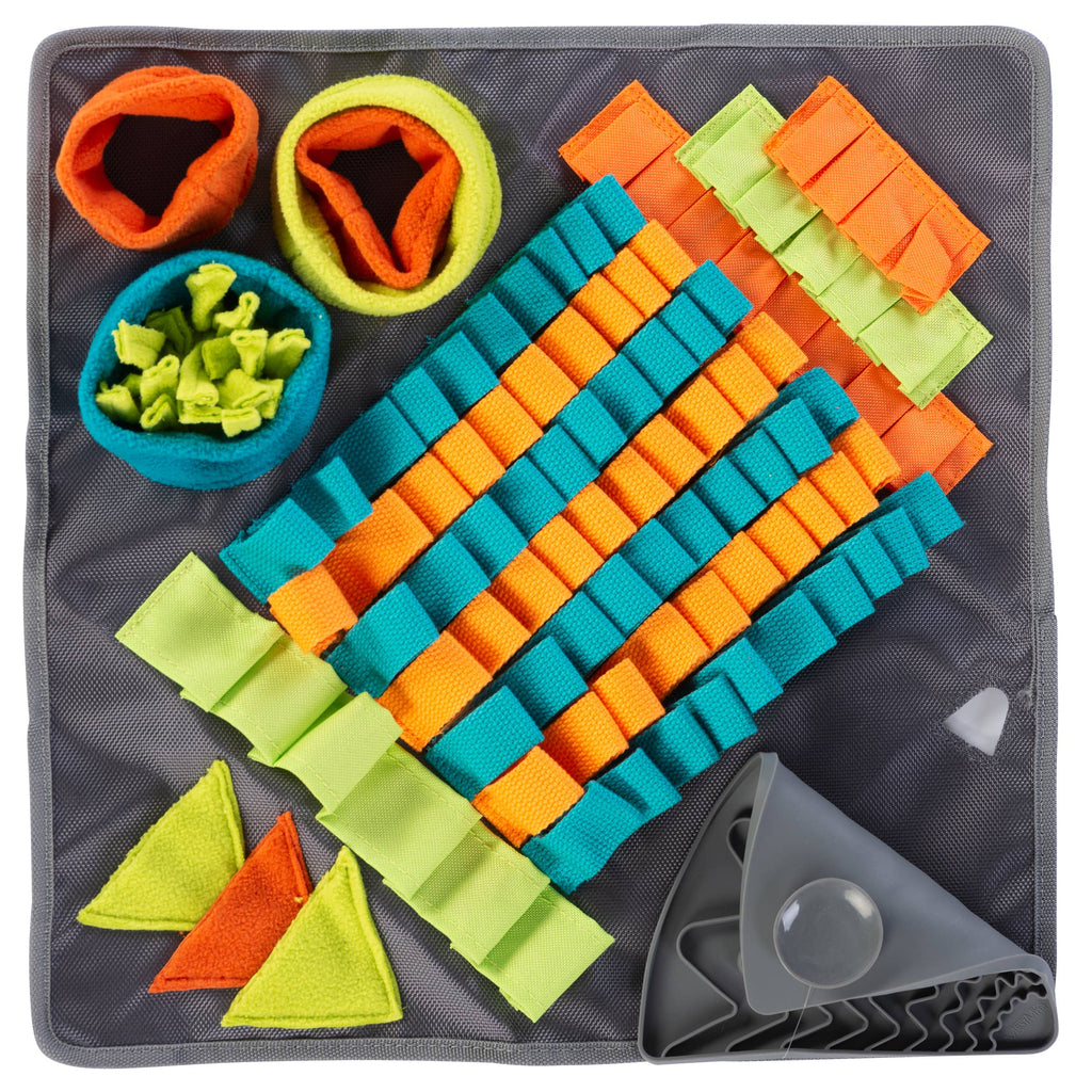Messy Mutts Square Forage Snuffle Mat – 16 Inch with Suction – alternate view 7
