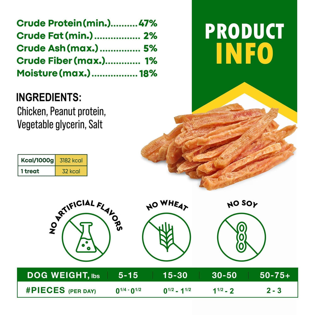 Chicken Strips Dog Treats Human-Grade Grain-Free 10.6 oz – photo 5 of 7