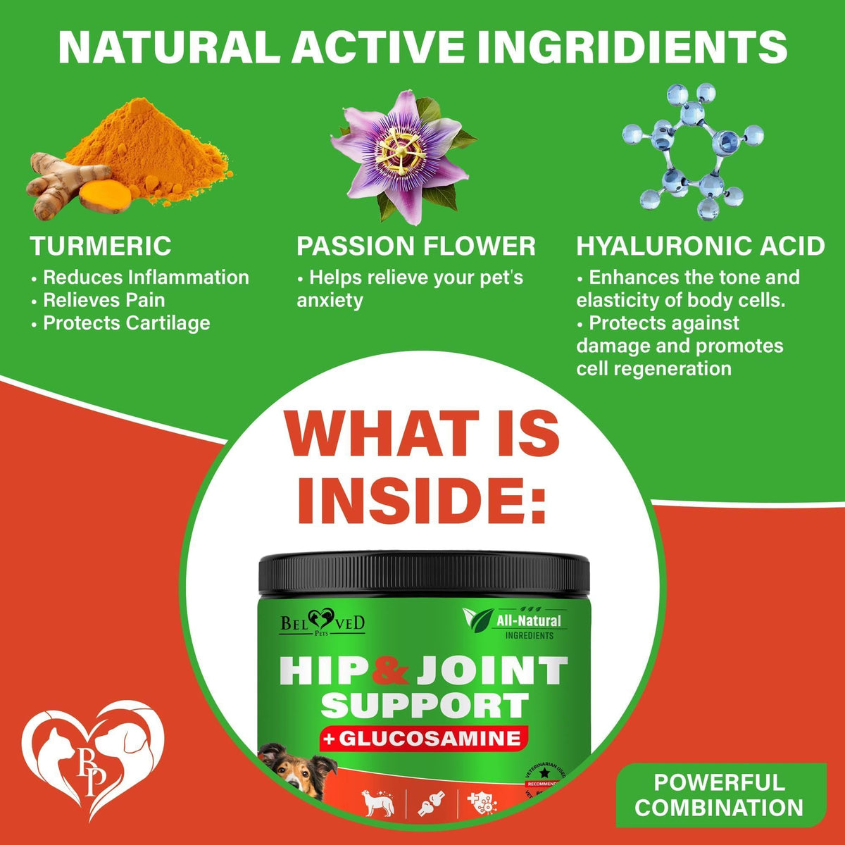 Dog Hip and Joint Chews Glucosamine Chondroitin MSM Turmeric – photo 3 of 8