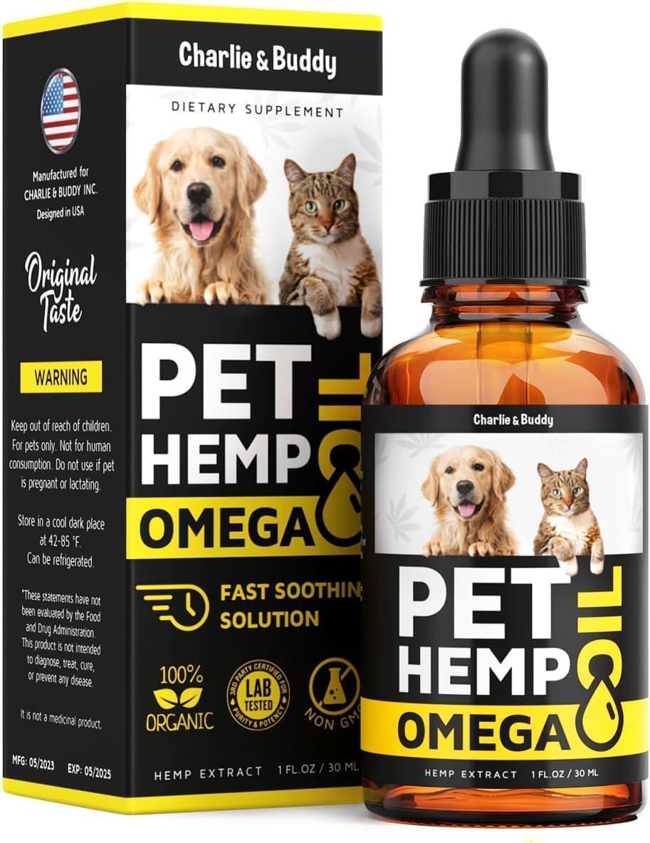 Hemp and Salmon Oil for Dogs Omega 3-6-9 1 fl oz – photo 1 of 9