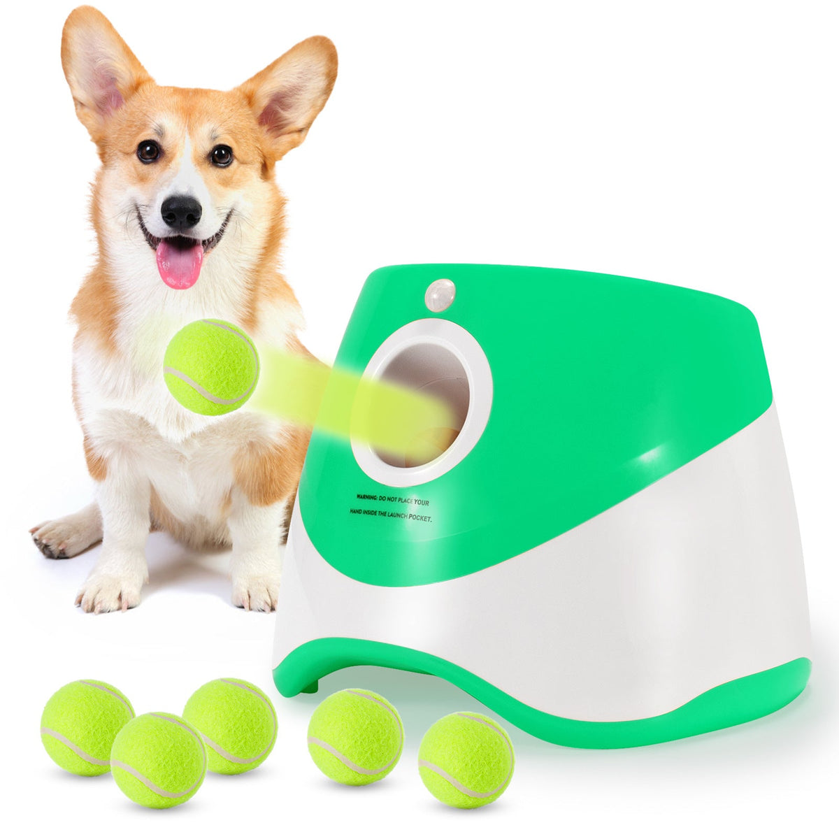 Automatic Dog Ball Launcher – Interactive Fetch Toy – alternate view 3