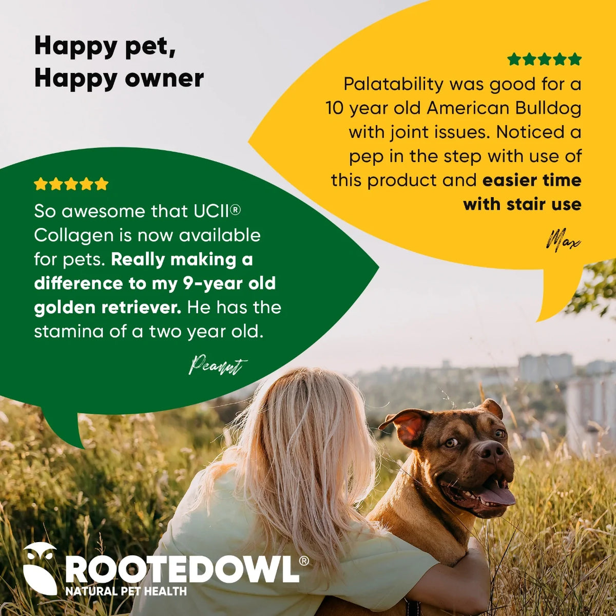 Rooted Owl Joint & Muscle Health capsules with UC-II collagen for medium and large dogs – photo 7 of 9