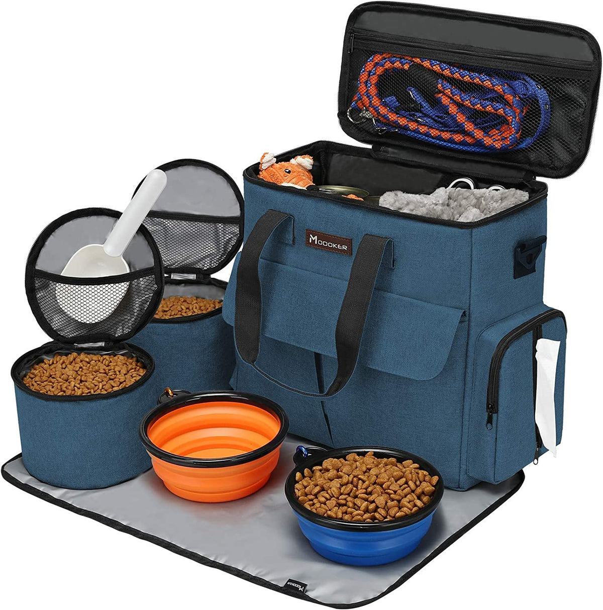 Weekend Pet Travel Set Airline Approved Bag with Bowls – photo 1 of 6
