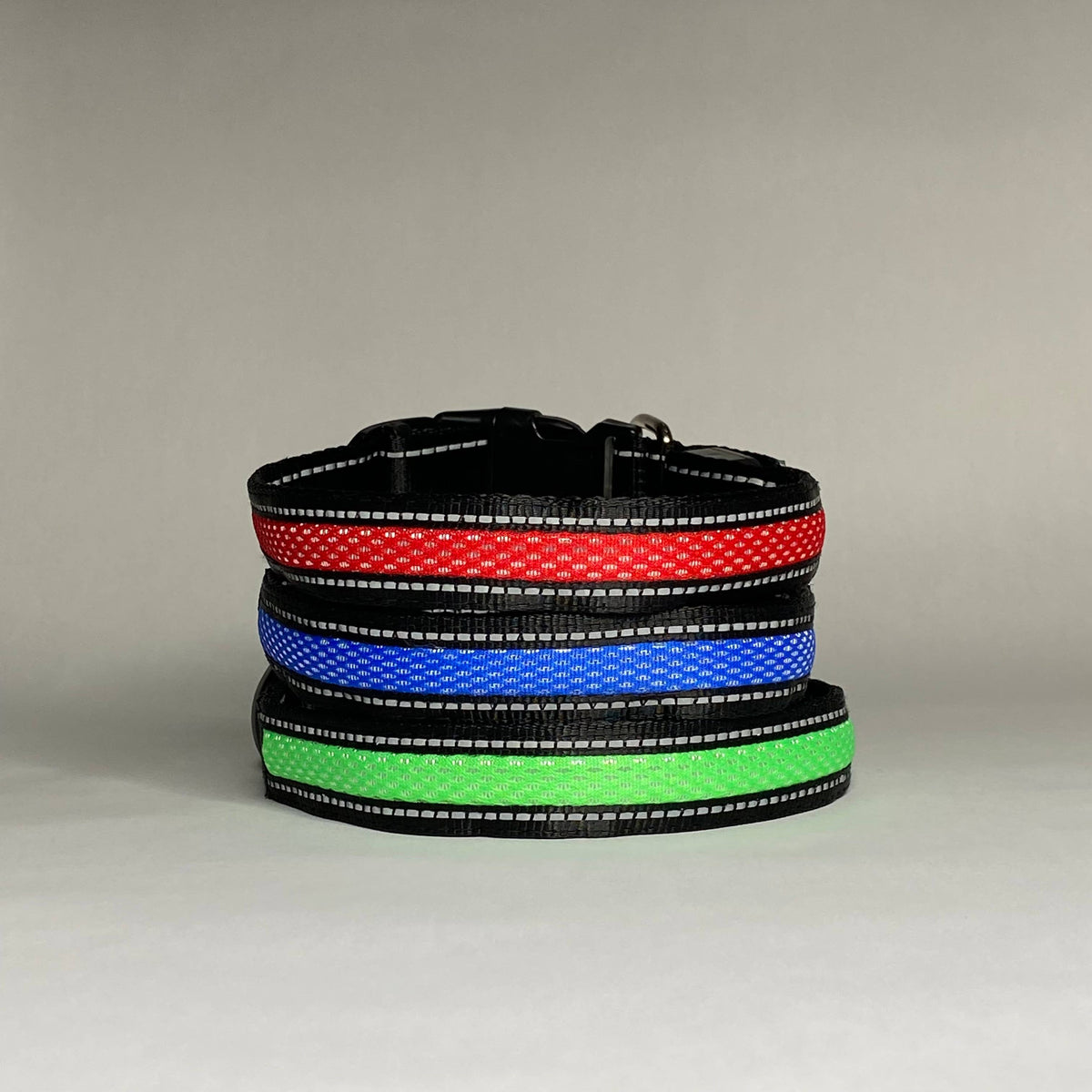 LED Dog Collar: Red – alternate view 5