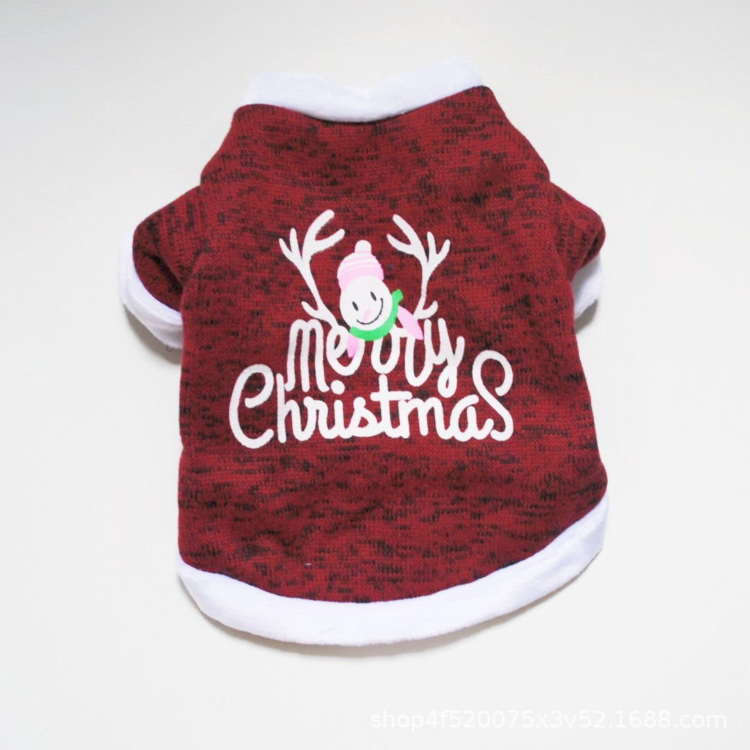 Christmas Fleece Dog T-Shirt Holiday Styles – photo 1 of 10