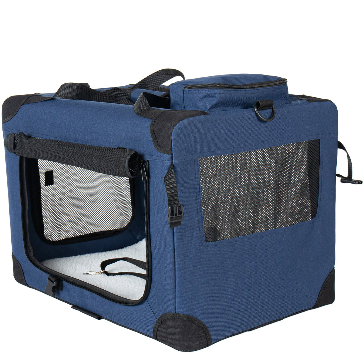 32 Inch Soft Dog Crate Kennel – Portable Folding Carrier – alternate view 9