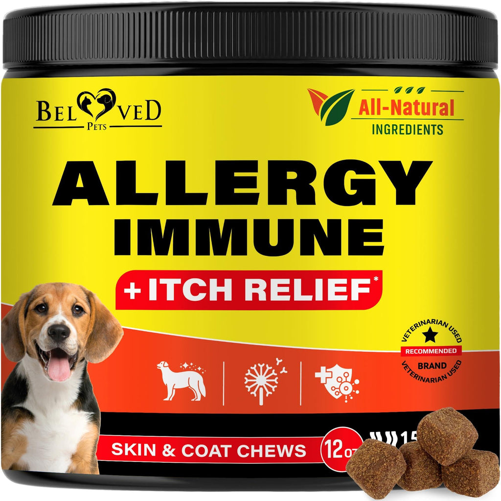 Dog Allergy Relief Chews Salmon Omega-3 Probiotics – photo 1 of 6
