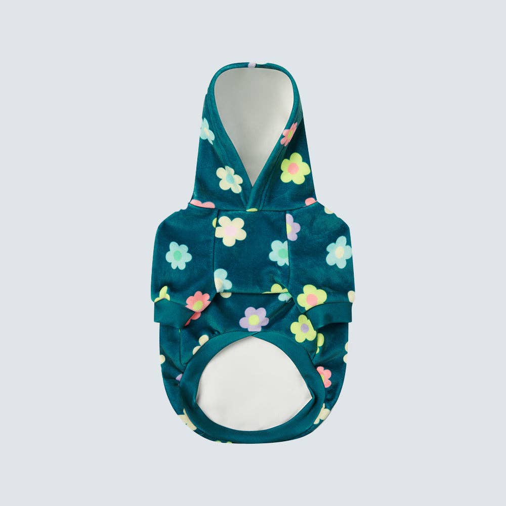 Daisy Dog Hoodie - Green – alternate view 2