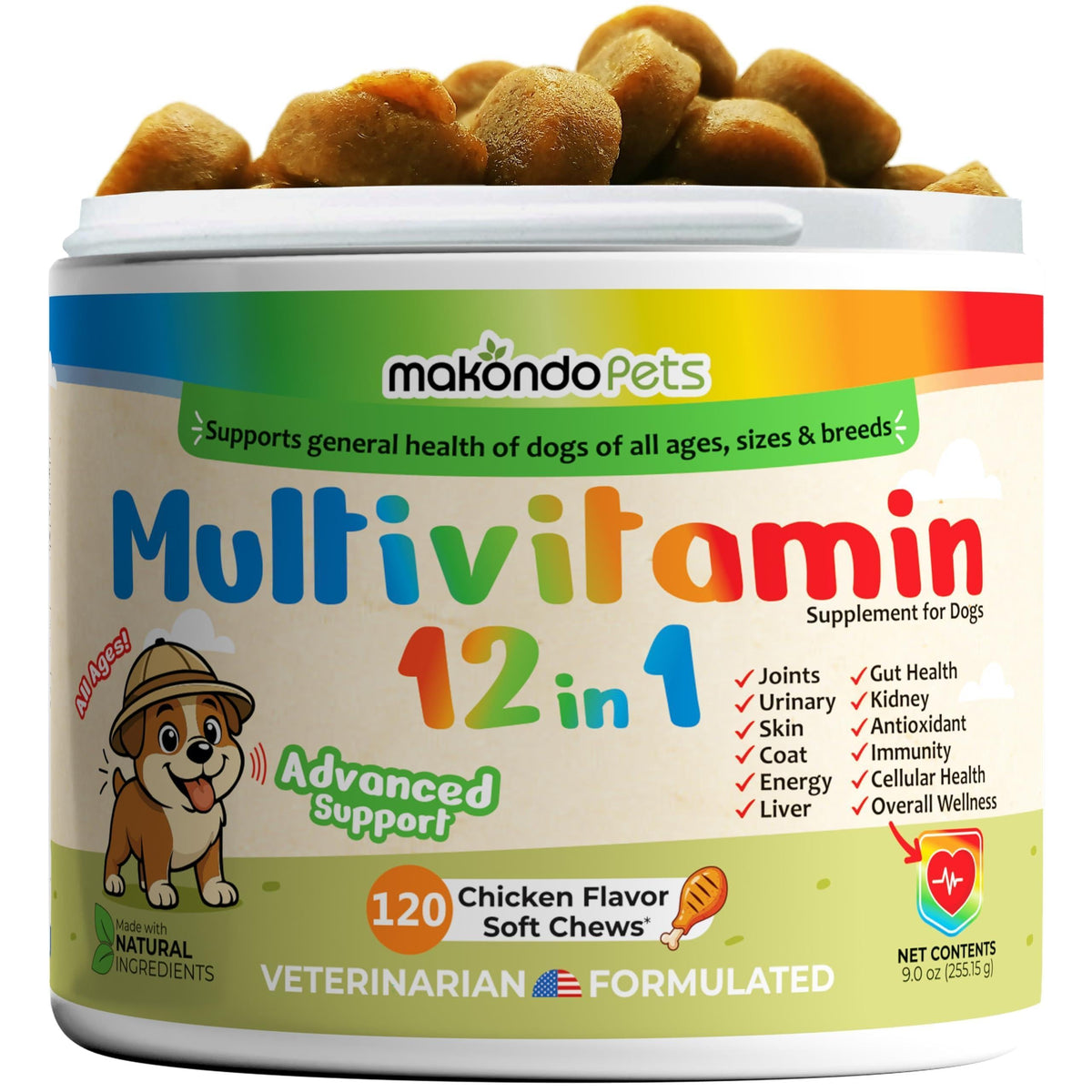Dog Multivitamin 12-in-1 120 Soft Chews – photo 1 of 9