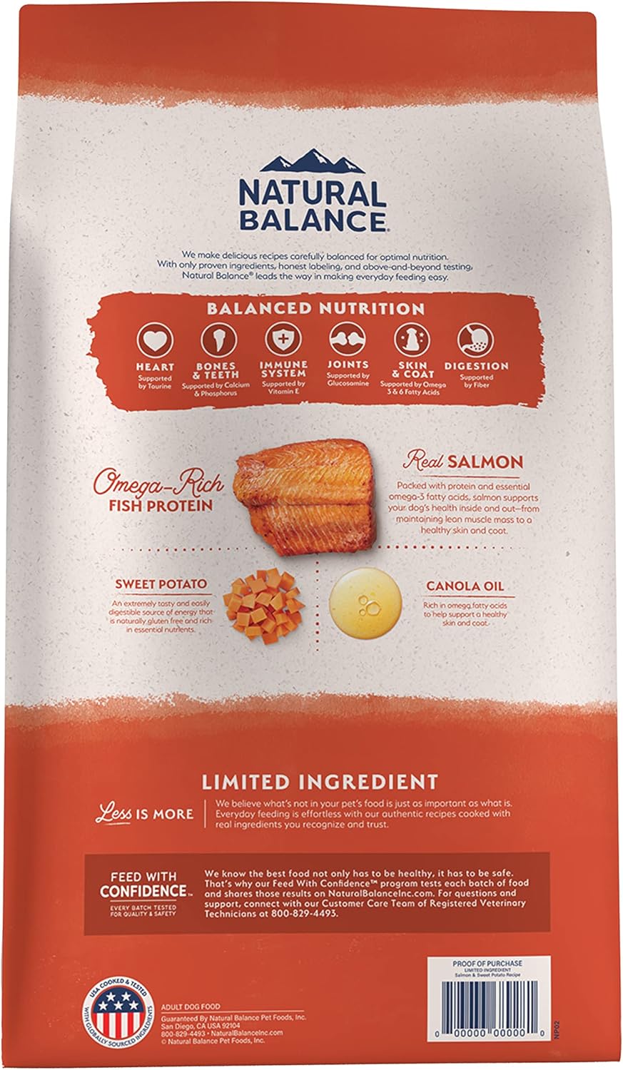 Natural Balance Limited Ingredient Salmon & Sweet Potato Dry Dog Food – alternate view 2