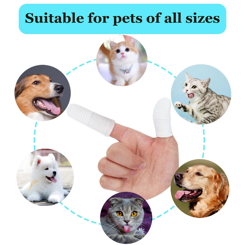 Pet Finger Toothbrush for Dogs and Cats Non-Woven Pair – photo 4 of 5