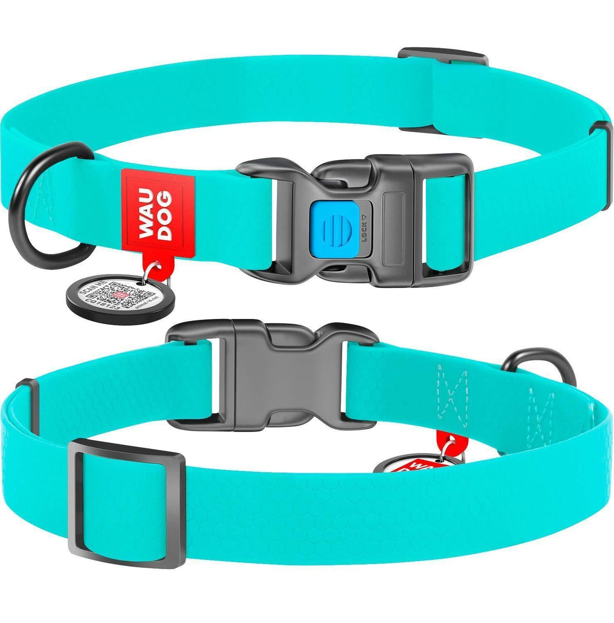 Waterproof Glow Dog Collar Adjustable 14 to 22 Inch Neck – photo 2 of 7
