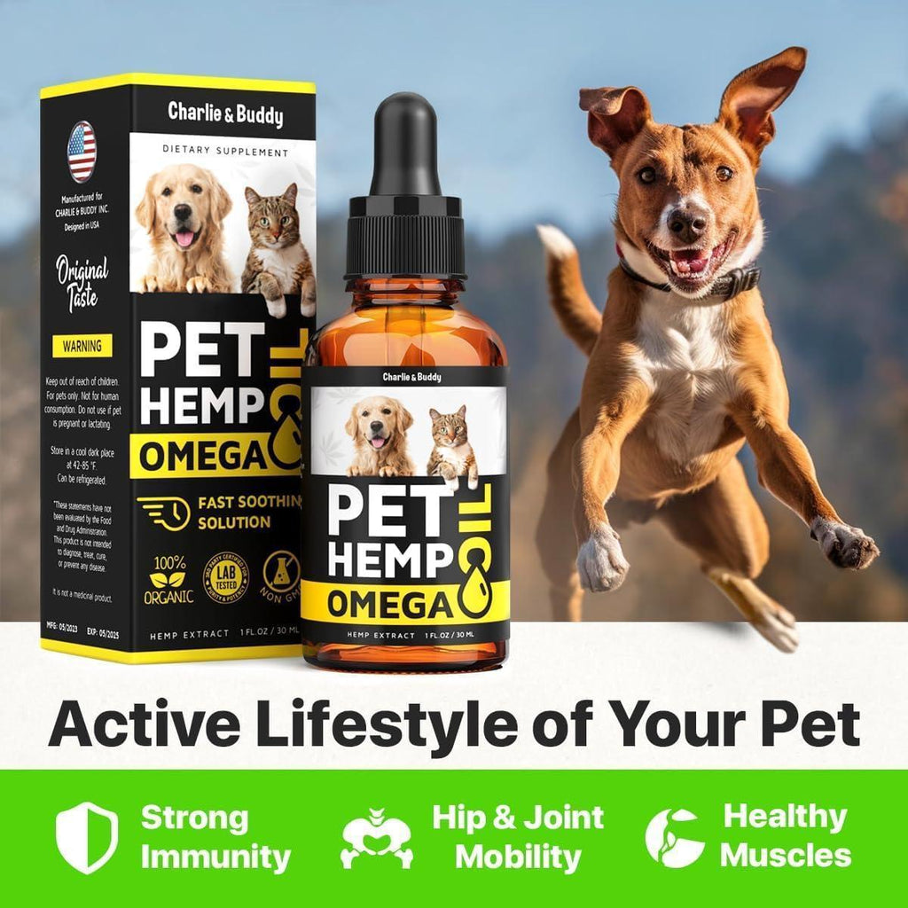 Hemp and Salmon Oil for Dogs Omega 3-6-9 1 fl oz – photo 9 of 9