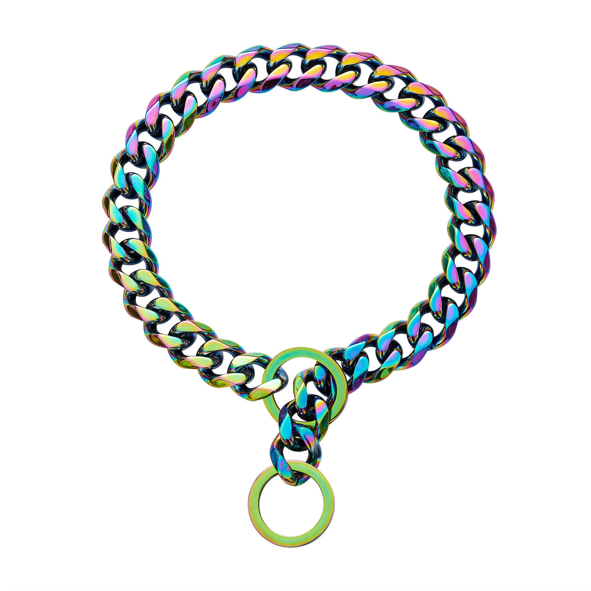Two-Tone Gold Titanium Pet Necklace – alternate view 5