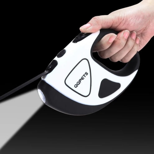 Retractable LED Dog Leash – Night Safety, Automatic – front view