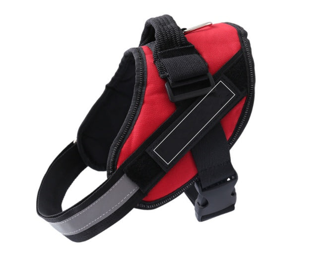 Adjustable Dog Harness Vest with Custom ID Patch – Outdoor Walking – alternate view 6