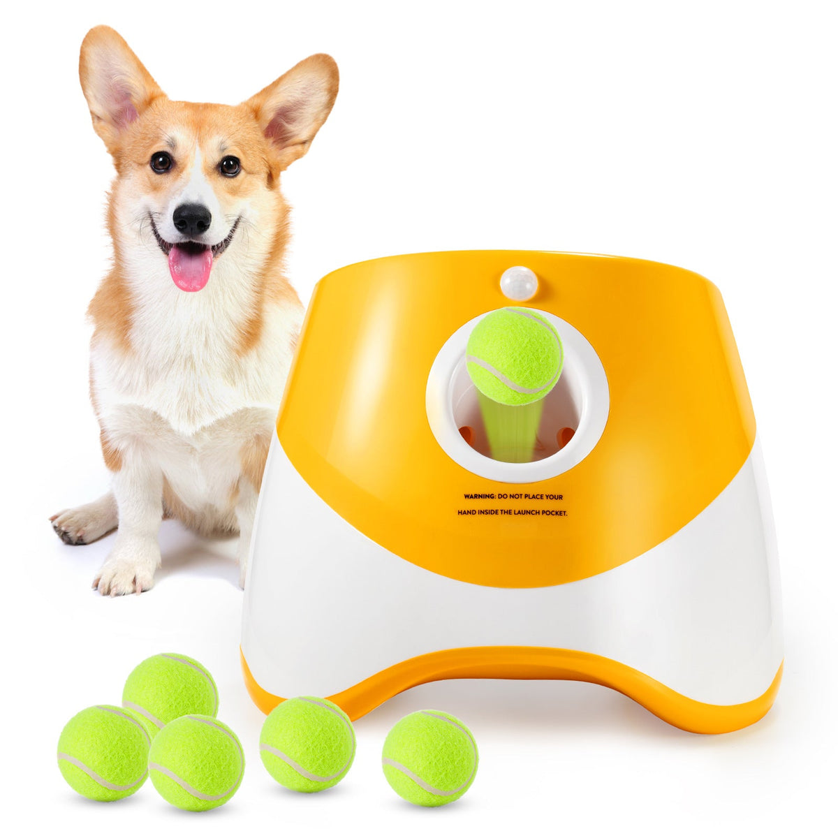 Automatic Dog Ball Launcher – Interactive Fetch Toy – alternate view 2