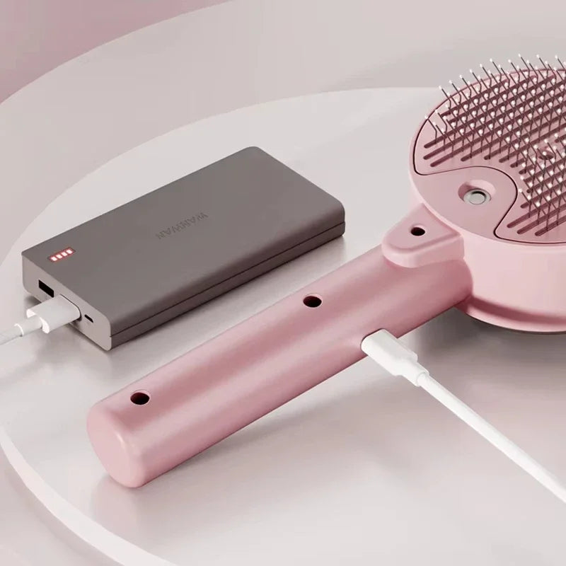 Electric Spray Massage Comb for Dogs & Cats – Steam Pet Bath Brush – alternate view 4