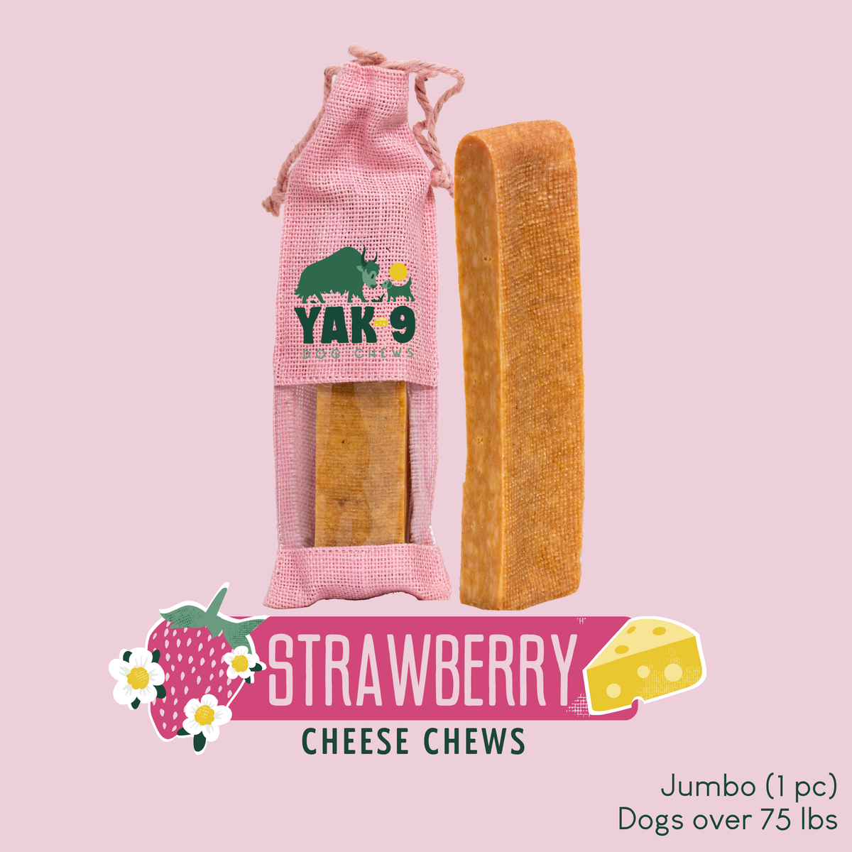 Strawberry Cheese Chews for Dogs – alternate view 20