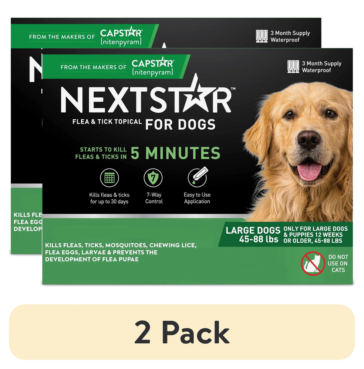 Protect Your Dog from Fleas  Ticks with NEXTSTAR Fast-Acting 3-Month S