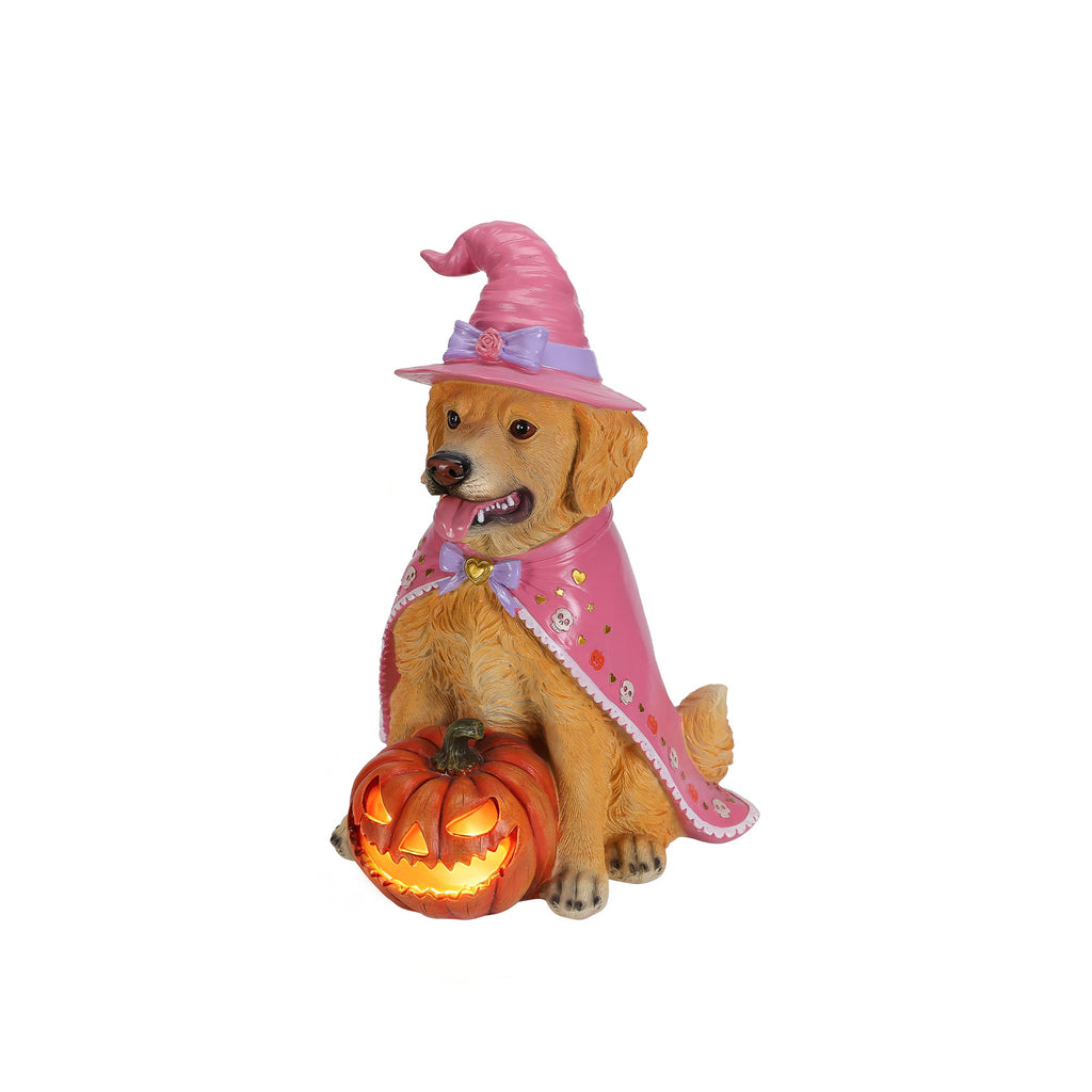 Halloween Golden Retriever Dog Statue – alternate view 7
