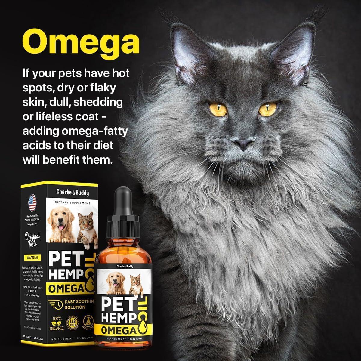 Hemp and Salmon Oil for Dogs Omega 3-6-9 1 fl oz – photo 5 of 9