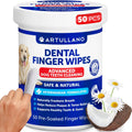 Dog Teeth Cleaning Finger Wipes 50 Count Coconut Oil – photo 1 of 1