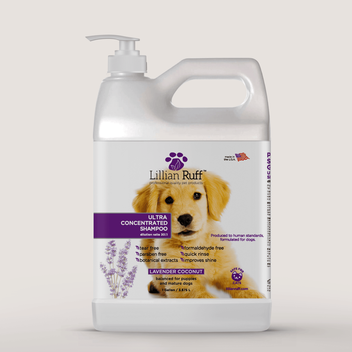Ultra-Concentrated Dog Shampoo 30:1 – Deep Clean, Gentle Formula – alternate view 2