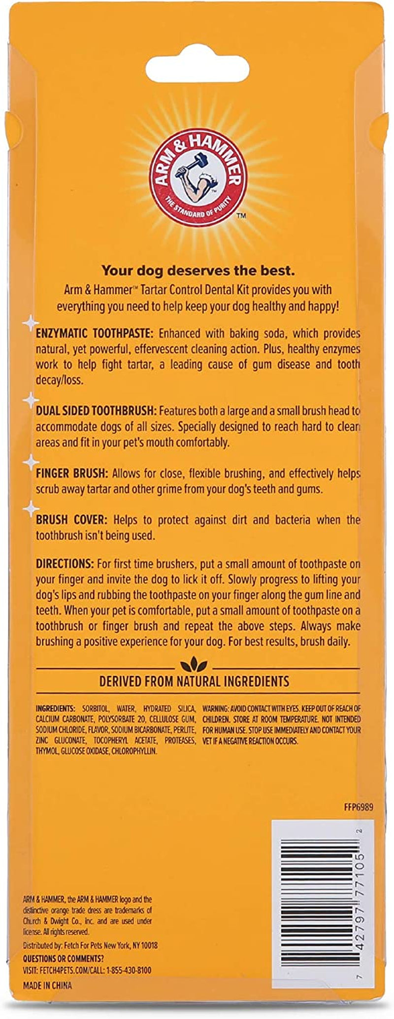 for Pets Tartar Control Kit for dogs, close-up