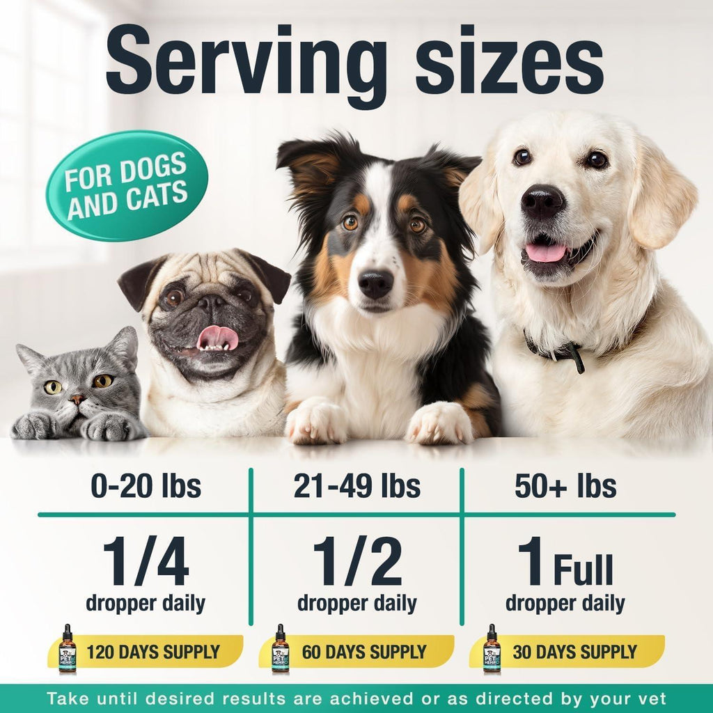 Hemp Oil for Dogs & Cats – Calming Support, 2 Pack – alternate view 5