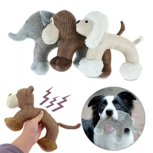 Squeaky Duck Dog Chew Toy – Bite Resistant, Interactive – front view