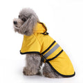 Reflective Dog Raincoat Polyester Yellow Red Blue – photo 1 of 7