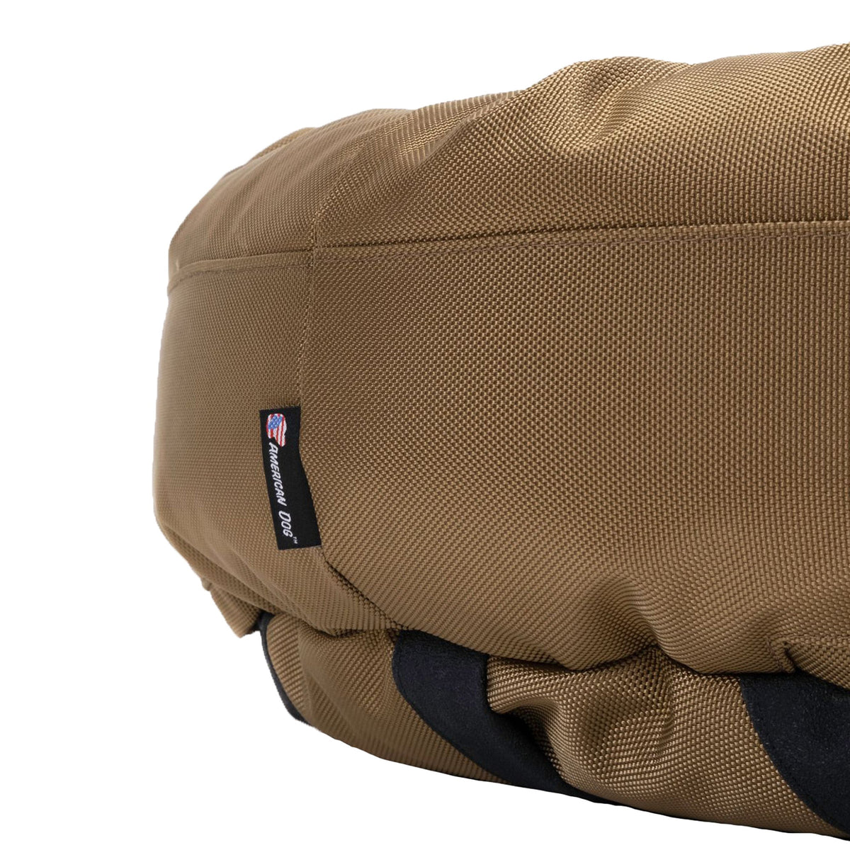 Armor bolster bed with calming nest-like walls