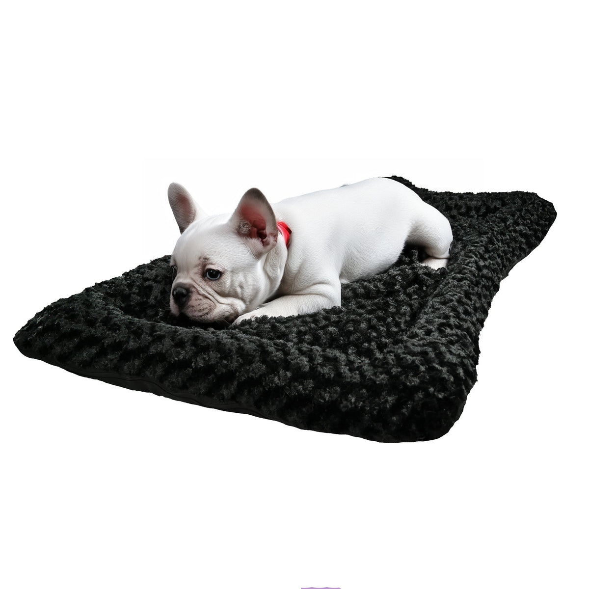 Furvana Cloud Rectangle Bolstered Dog Bed – front view