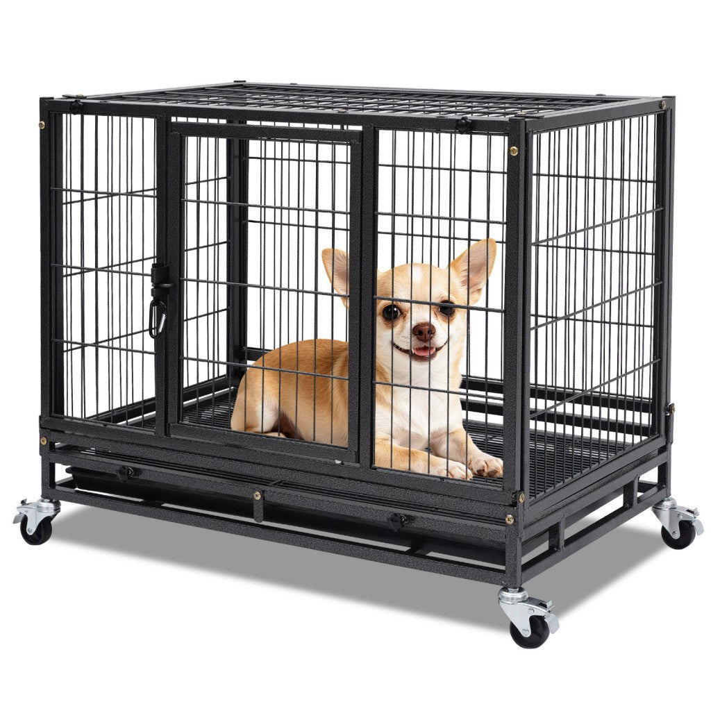 31 Inch Stackable Dog Crate – front view