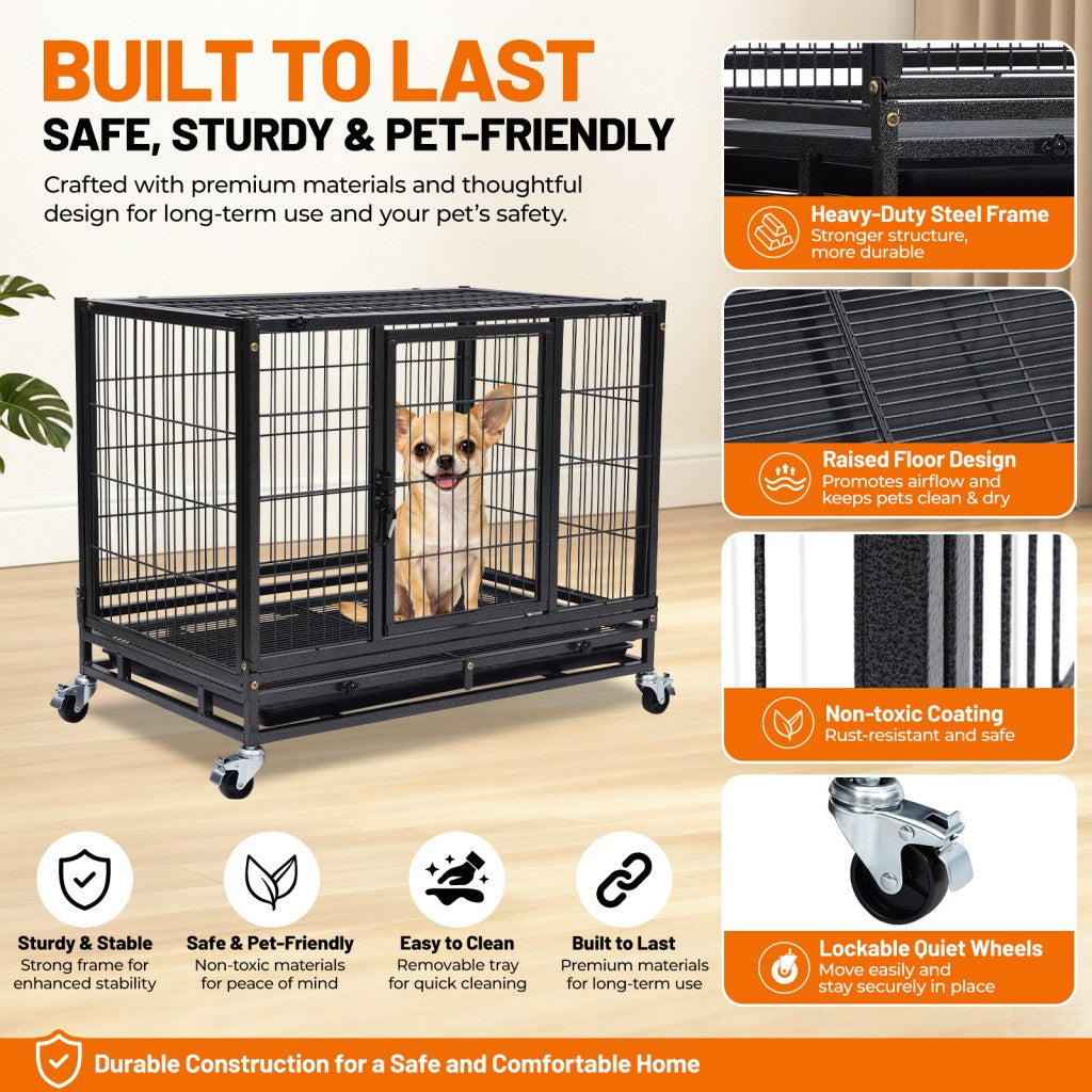 31 Inch Stackable Dog Crate – alternate view 5