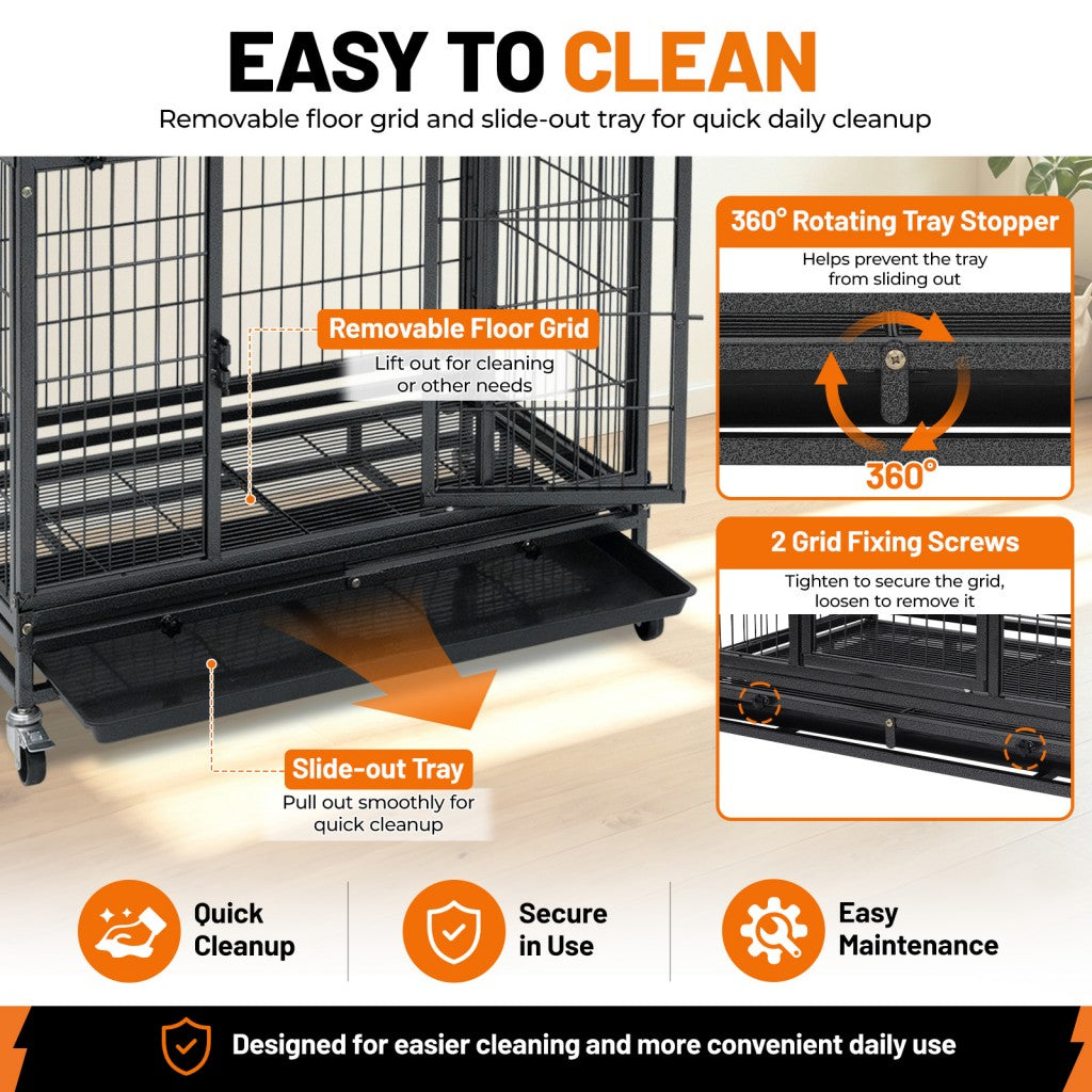 31 Inch Stackable Dog Crate – alternate view 4