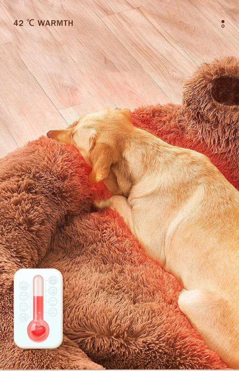 Winter Warm Small Dog Sofa Bed – Plush Pet Bed Mat – alternate view 16