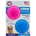 SodaPup Glitter Ball pink and blue soft rubber dog toy 2-pack – photo 12 of 12