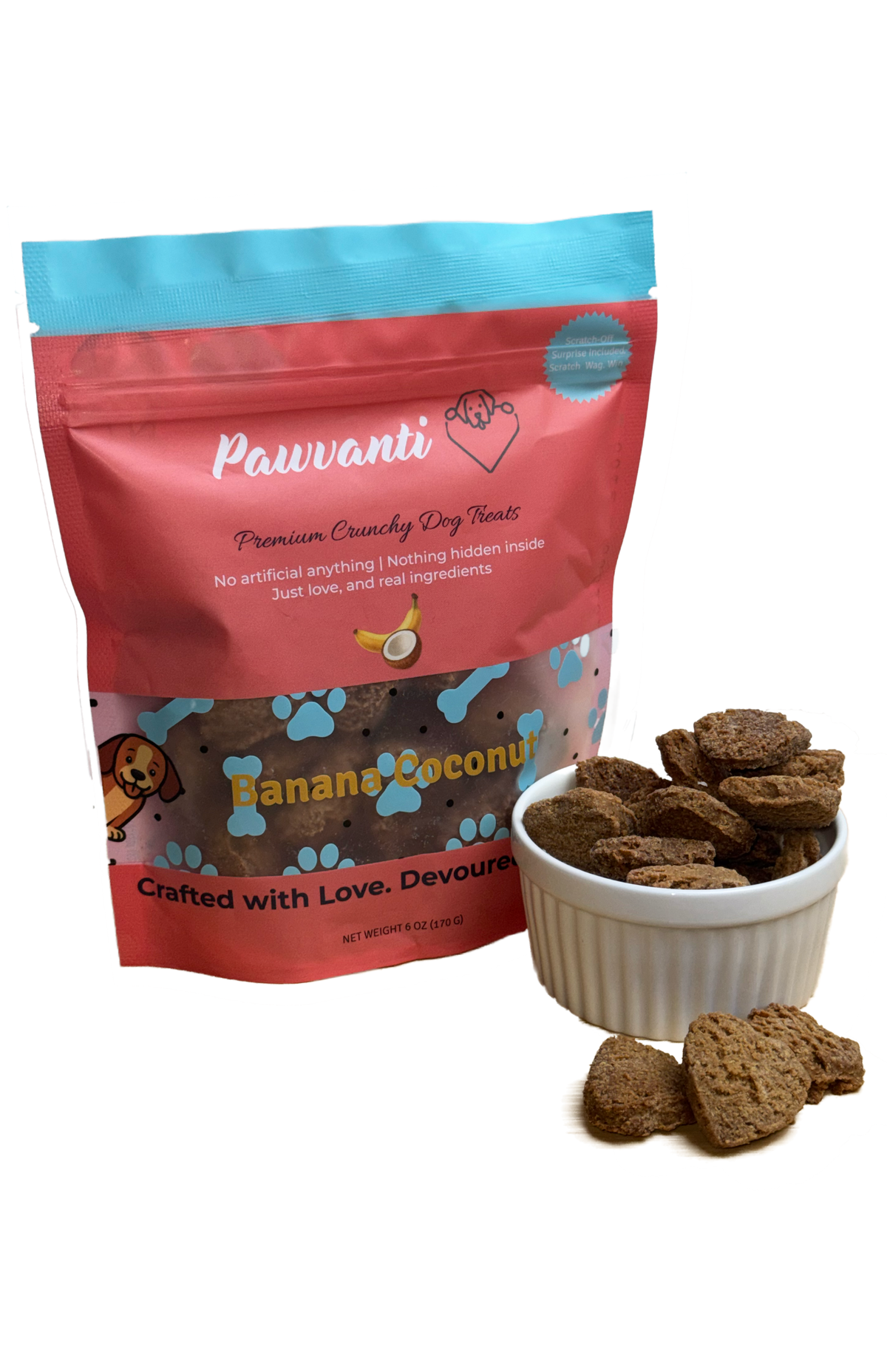 Banana Coconut Crunchy Dog Treats – alternate view 4