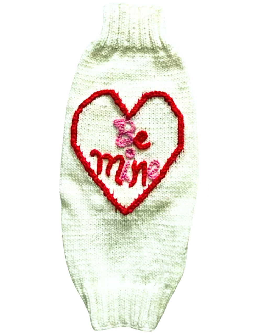 Be Mine Dog Sweater 3D Heart and Lettering – photo 4 of 4