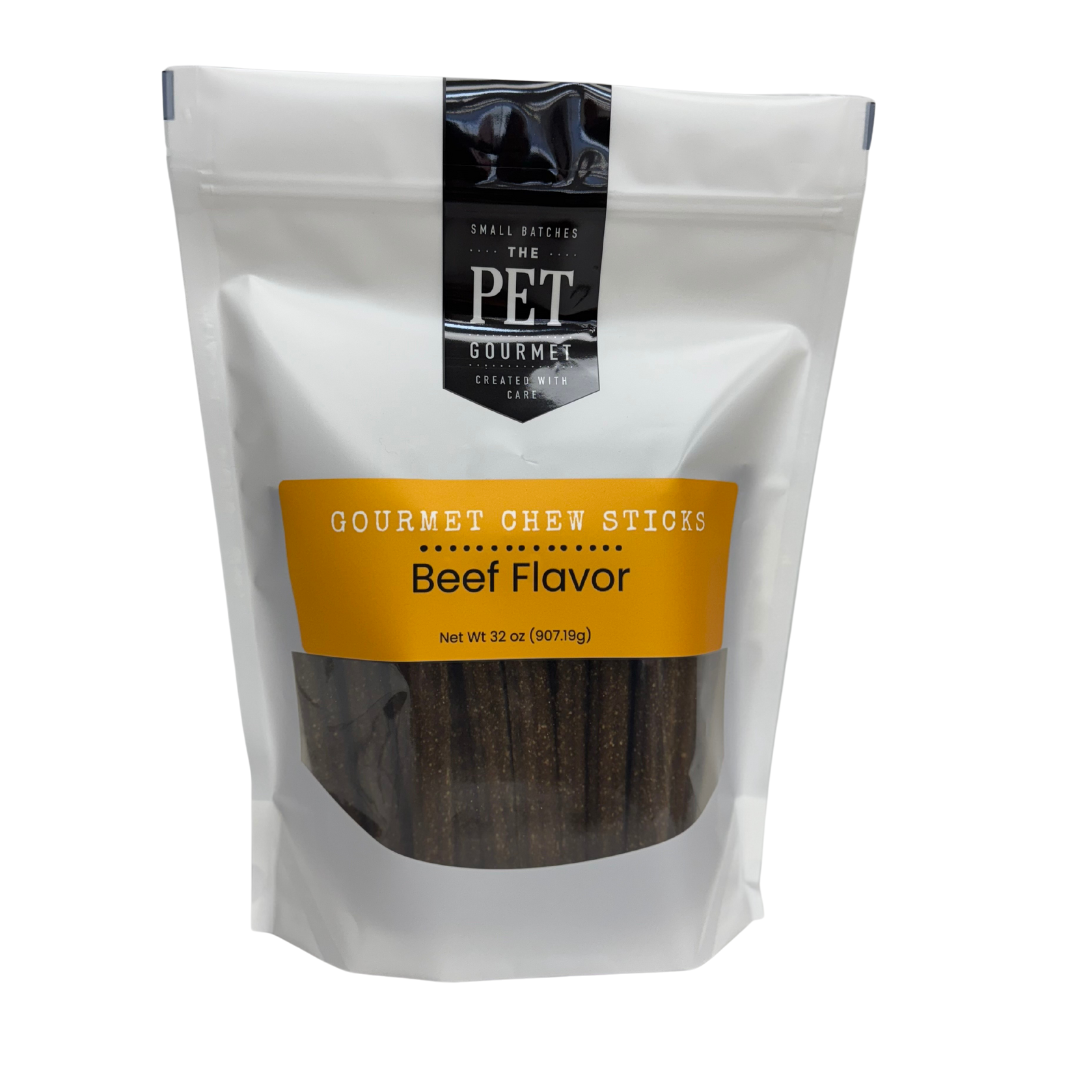 Beef Gourmet Chew Sticks for Dogs  2 lb Bag